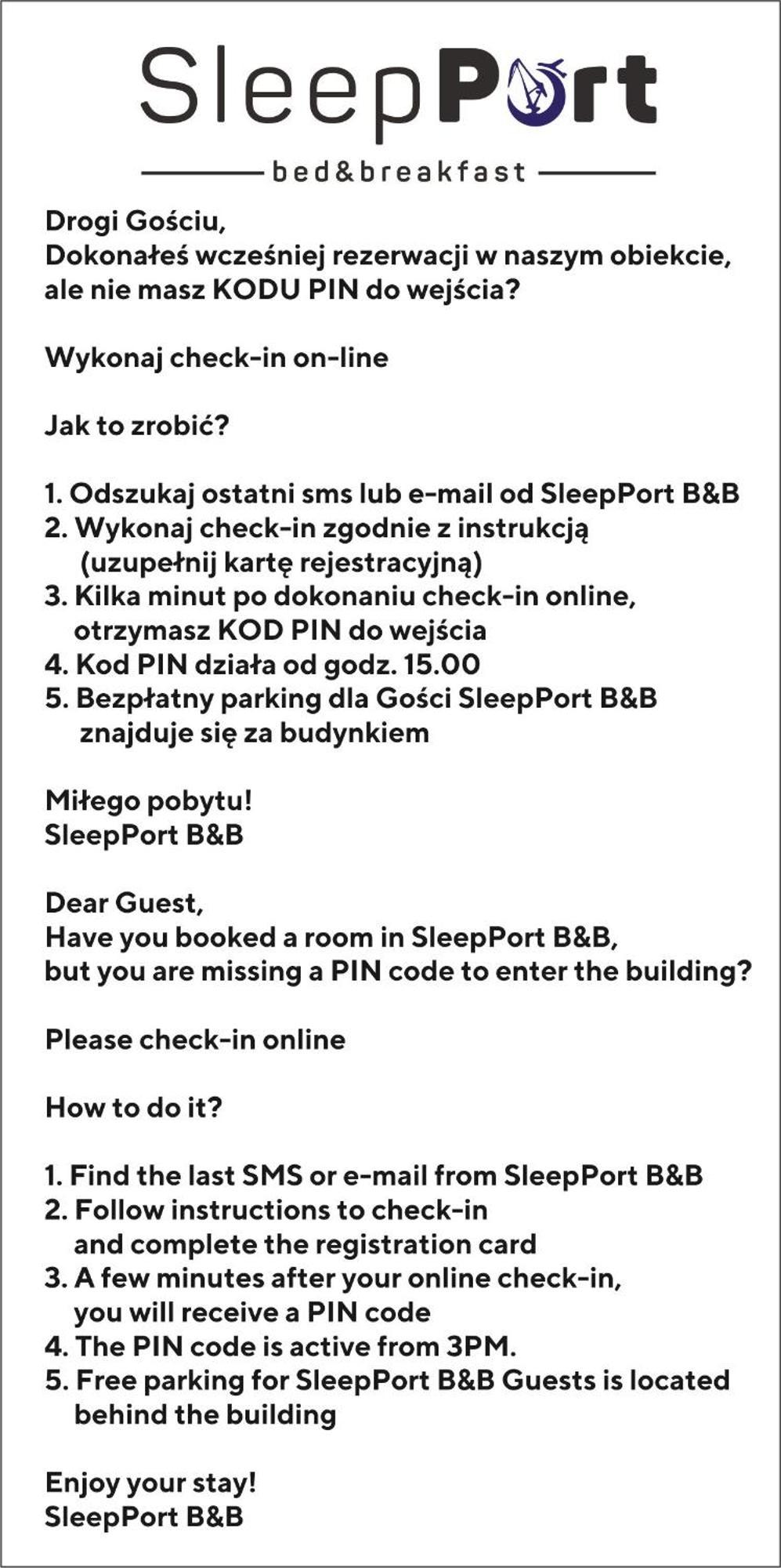 Sleep Port B&B - Bezplatny Parking Gdańsk Eksteriør billede