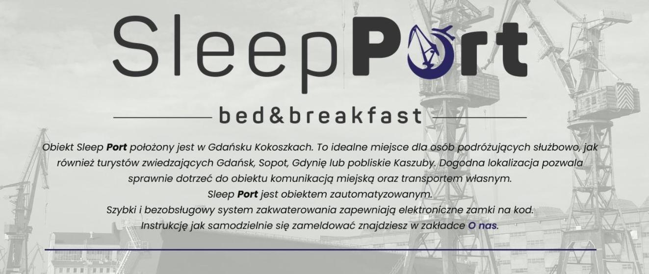 Sleep Port B&B - Bezplatny Parking Gdańsk Eksteriør billede